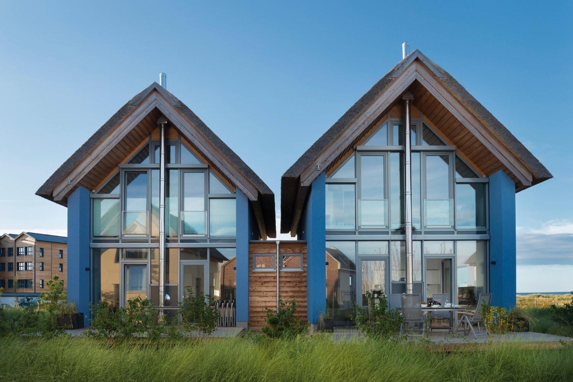 Ostsee - Reetdachhaus Nr 36 "Warder" Im Strand Resort Heiligenhafen Esterno foto
