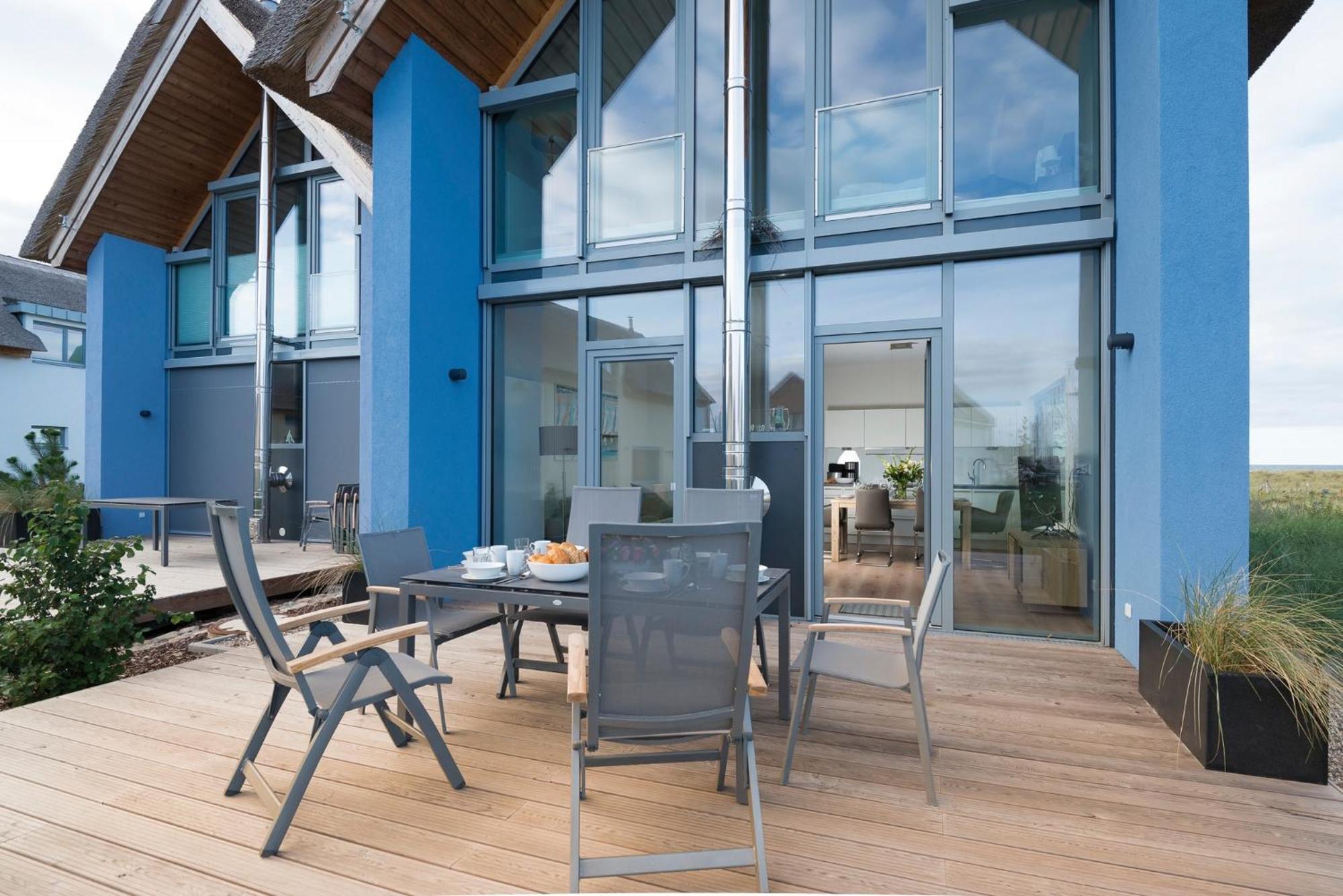Ostsee - Reetdachhaus Nr 36 "Warder" Im Strand Resort Heiligenhafen Esterno foto